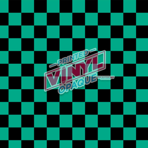 Printed Vinyl - Demon Checkered | from The Glitter Guy