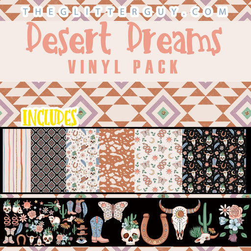 Printed Vinyl - Desert Dreams | Printed Vinyl from The Glitter Guy