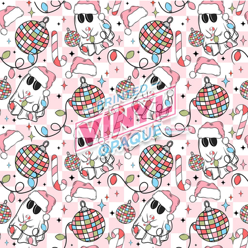 Printed Vinyl - Disco Christmas Ghosts | Printed Vinyl from The Glitter Guy