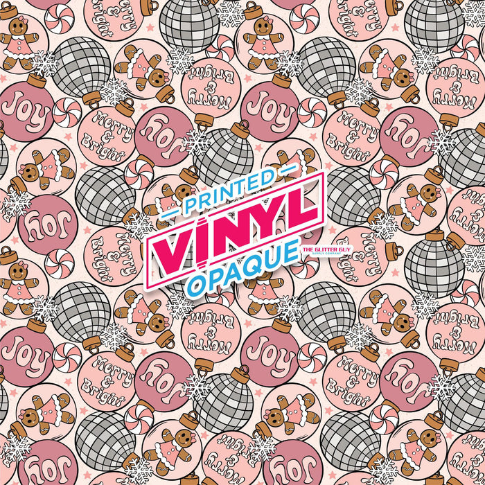 Printed Vinyl - Disco Christmas | Printed Vinyl from The Glitter Guy