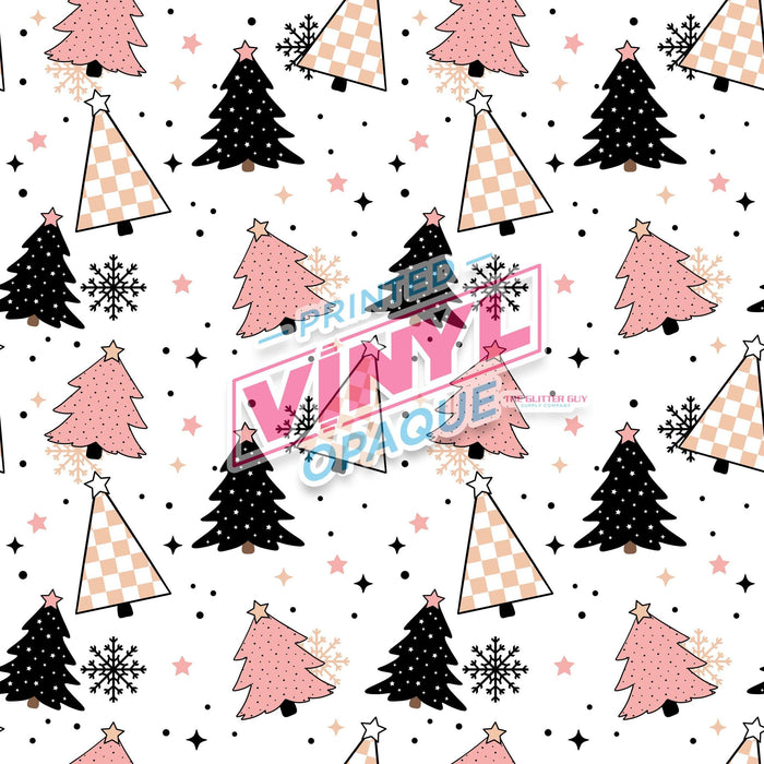 Printed Vinyl - Doodle Trees | Printed Vinyl from The Glitter Guy