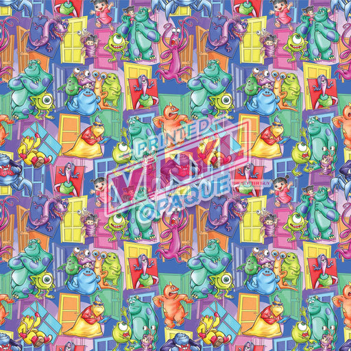 Printed Vinyl - Door Monsters | Printed Vinyl from The Glitter Guy