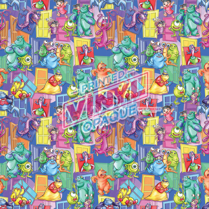 Printed Vinyl - Door Monsters | Printed Vinyl from The Glitter Guy