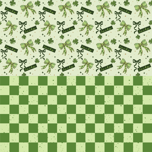 Printed Vinyl Duo's - Lucky | Printed Vinyl from The Glitter Guy