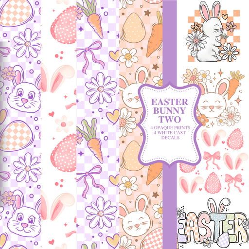 Printed Vinyl - Easter Bunny Two Bundle | Printed Vinyl from The Glitter Guy