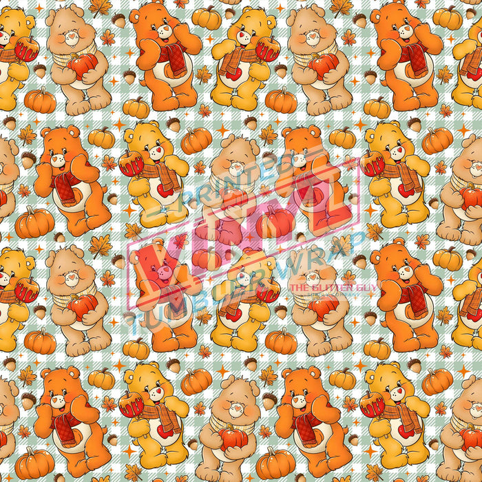 Printed Vinyl - Fall Bears | Printed Vinyl from The Glitter Guy