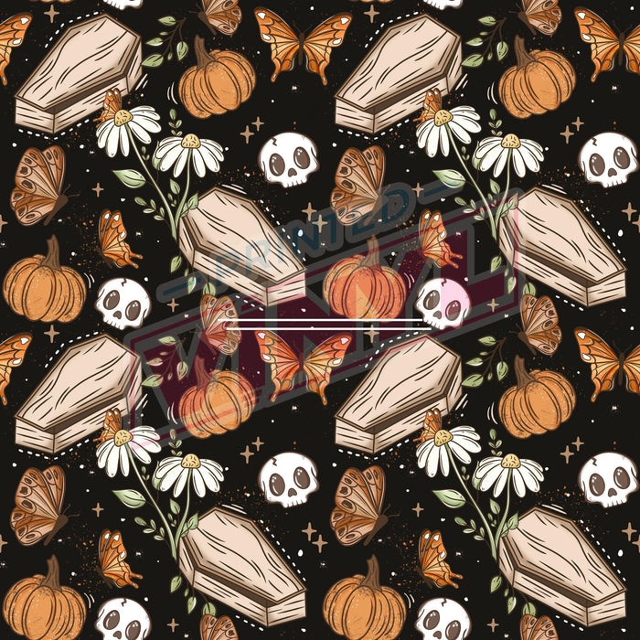 Printed Vinyl - Fall Coffins | Printed Vinyl from The Glitter Guy