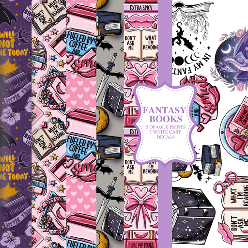 Printed Vinyl - Fantasy Book Bundle | Printed Vinyl from The Glitter Guy