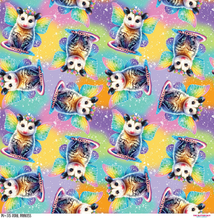 Printed Vinyl - Feral Princess | Printed Vinyl from The Glitter Guy