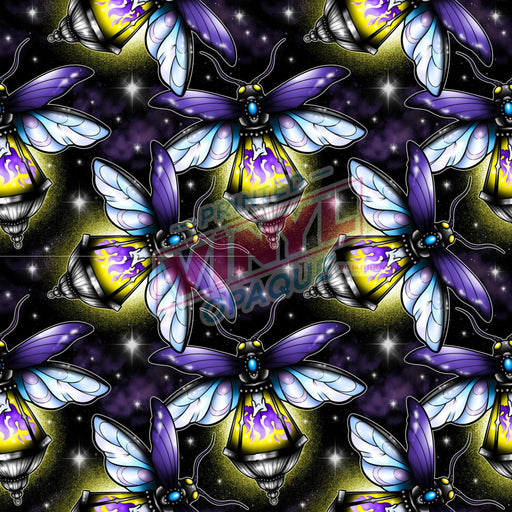 Printed Vinyl - Fireflies | Printed Vinyl from The Glitter Guy