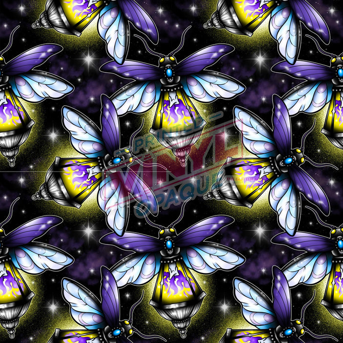 Printed Vinyl - Fireflies | Printed Vinyl from The Glitter Guy