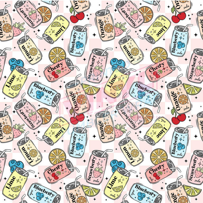 Printed Vinyl - Fizzy Soda | Printed Vinyl from The Glitter Guy