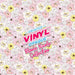 Printed Vinyl - Floral Blush | Printed Vinyl from The Glitter Guy