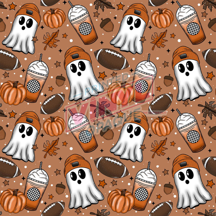 Printed Vinyl - Football Ghostie | Printed Vinyl from The Glitter Guy