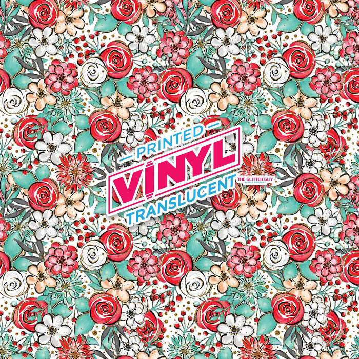 Printed Vinyl - Fresh Bouquet | from The Glitter Guy