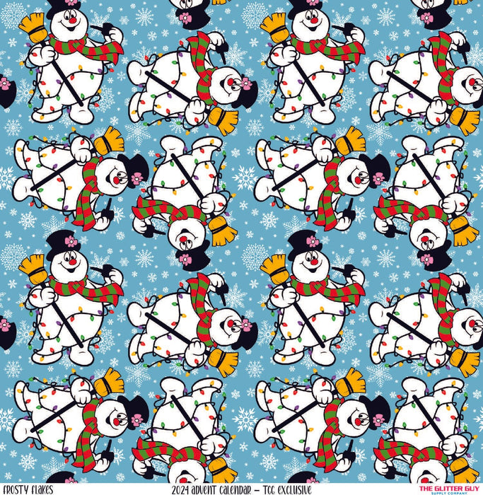 Printed Vinyl - Frosty Flakes | Printed Vinyl from The Glitter Guy