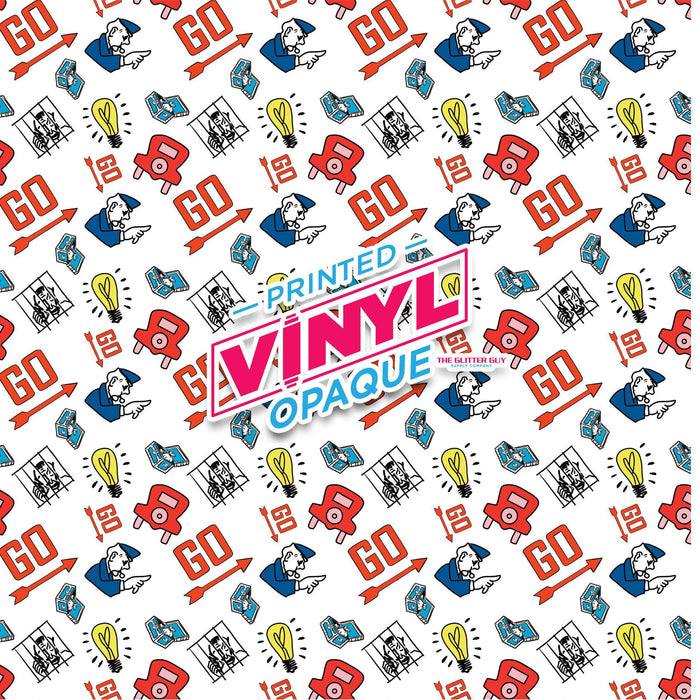Printed Vinyl - Game Board | Printed Vinyl from The Glitter Guy