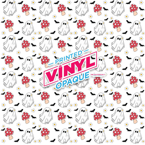 Printed Vinyl - Ghostie Shrooms | Printed Vinyl from The Glitter Guy