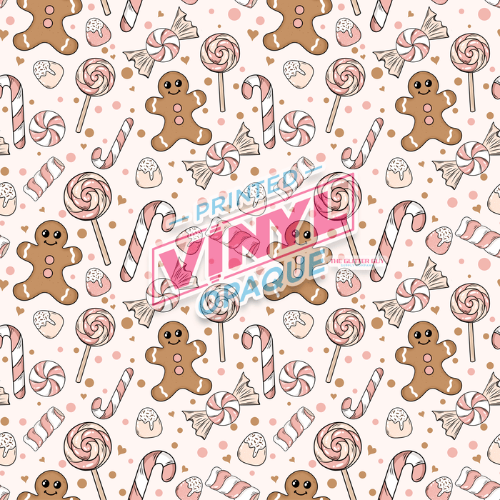 Printed Vinyl - Gingerbread | Printed Vinyl from The Glitter Guy