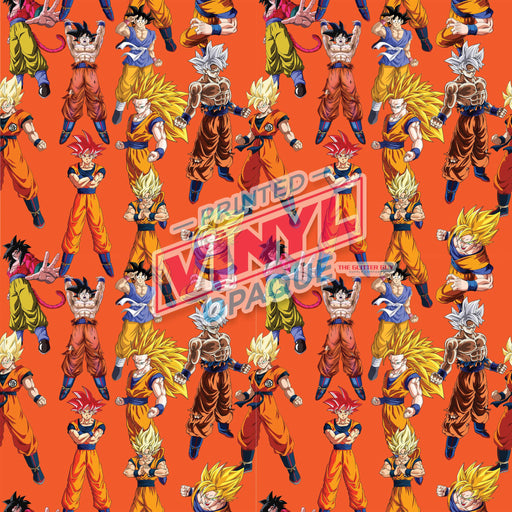 Printed Vinyl - Goku | from The Glitter Guy