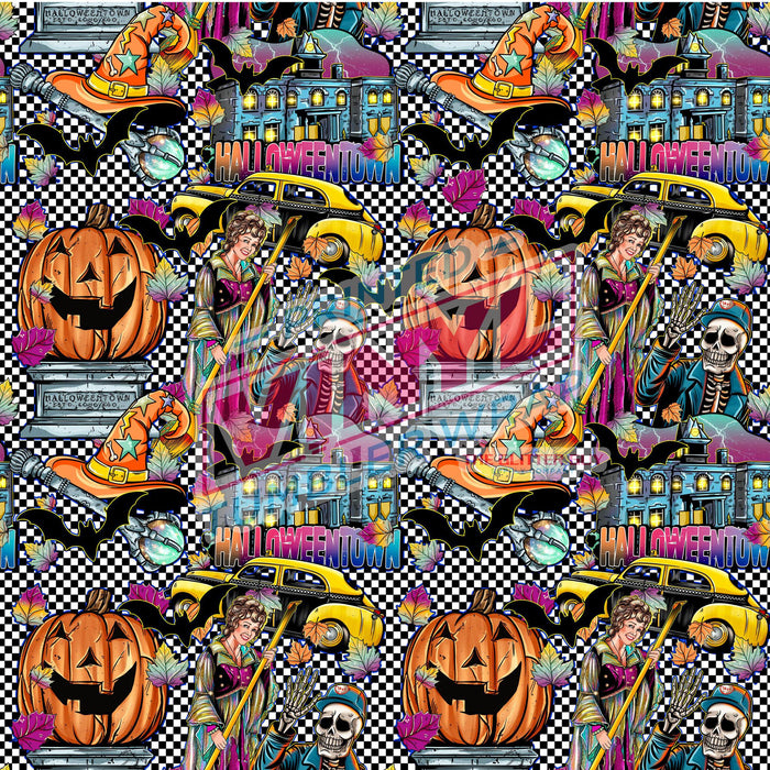 Printed Vinyl - Halloween City | Printed Vinyl from The Glitter Guy