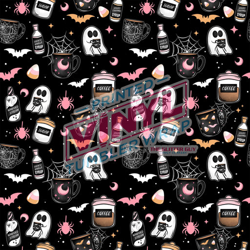 Printed Vinyl - Halloween Coffee Bar | Printed Vinyl from The Glitter Guy