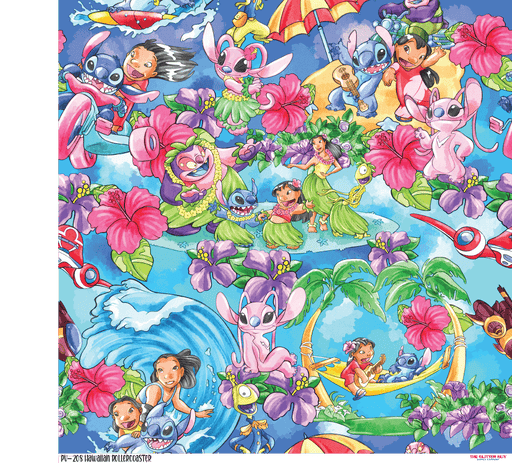 Printed Vinyl - Hawaiian Rollercoaster | Printed Vinyl from The Glitter Guy