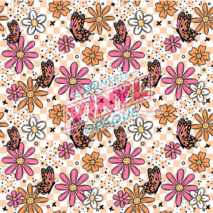 Printed Vinyl - Hello Spring | Printed Vinyl from The Glitter Guy