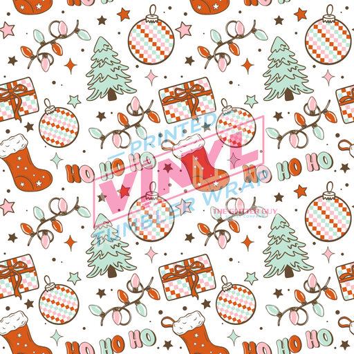 Printed Vinyl - Ho Ho Ho | Printed Vinyl from The Glitter Guy