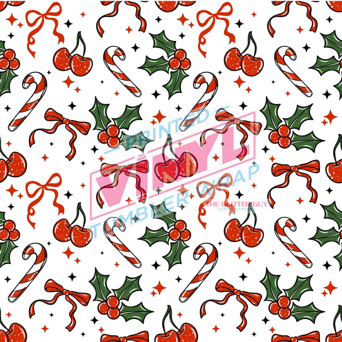 Printed Vinyl - Holly Jolly | Printed Vinyl from The Glitter Guy