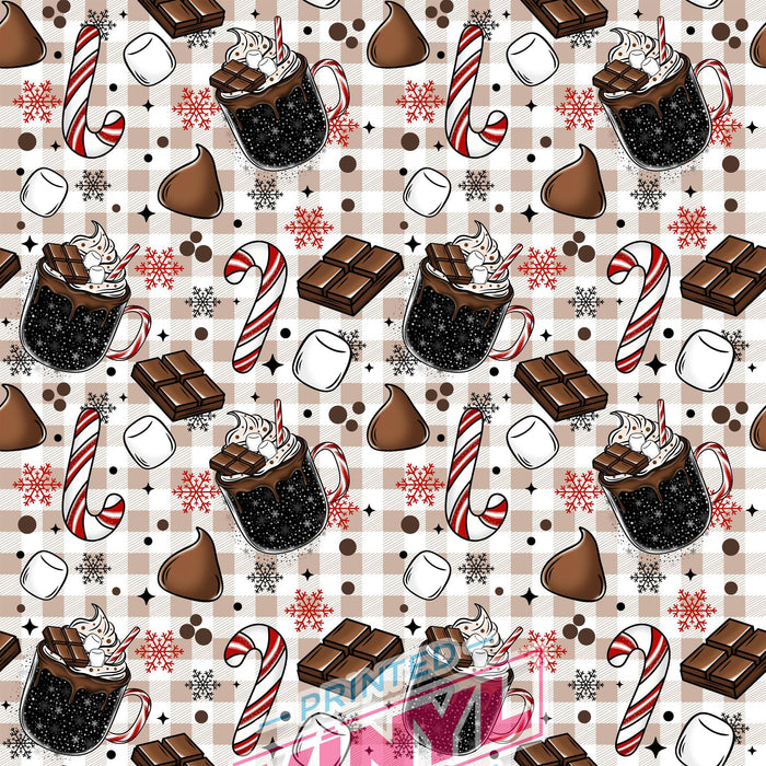 Printed Vinyl - Hot Cocoa Weather | Printed Vinyl from The Glitter Guy