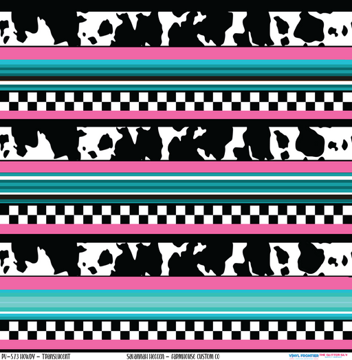 Printed Vinyl - Howdy | Printed Vinyl from The Glitter Guy