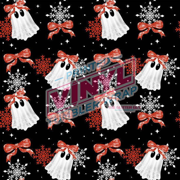 Printed Vinyl - Lace Ghost Snowflakes | Printed Vinyl from The Glitter Guy