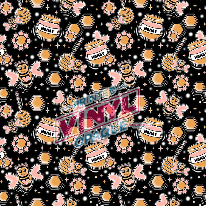 Printed Vinyl - Love Bees | Printed Vinyl from The Glitter Guy