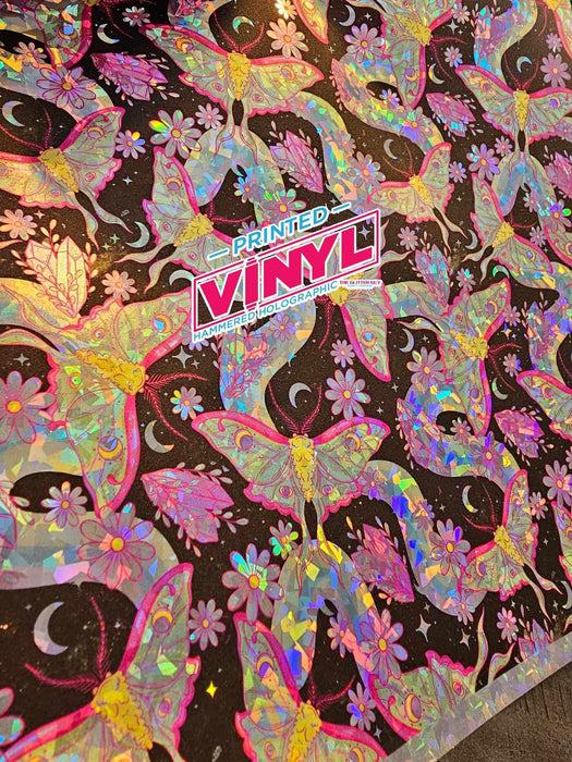 Printed Vinyl - Luna Moth | Printed Vinyl from The Glitter Guy