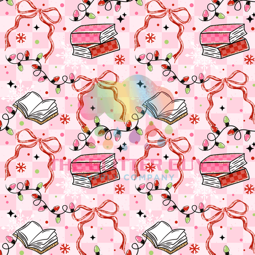 Printed Vinyl - Merry Bookmas | Printed Vinyl from The Glitter Guy