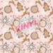 Printed Vinyl - Merry Little Christmas Pink | Printed Vinyl from The Glitter Guy