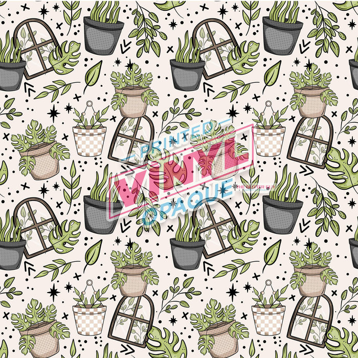 Printed Vinyl - Monstera Plants | from The Glitter Guy