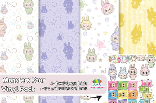 Printed Vinyl - Monsters Four | Printed Vinyl from The Glitter Guy