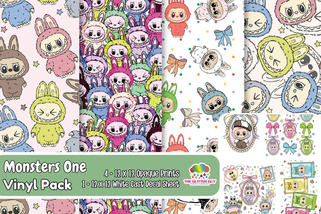 Printed Vinyl - Monsters One | Printed Vinyl from The Glitter Guy