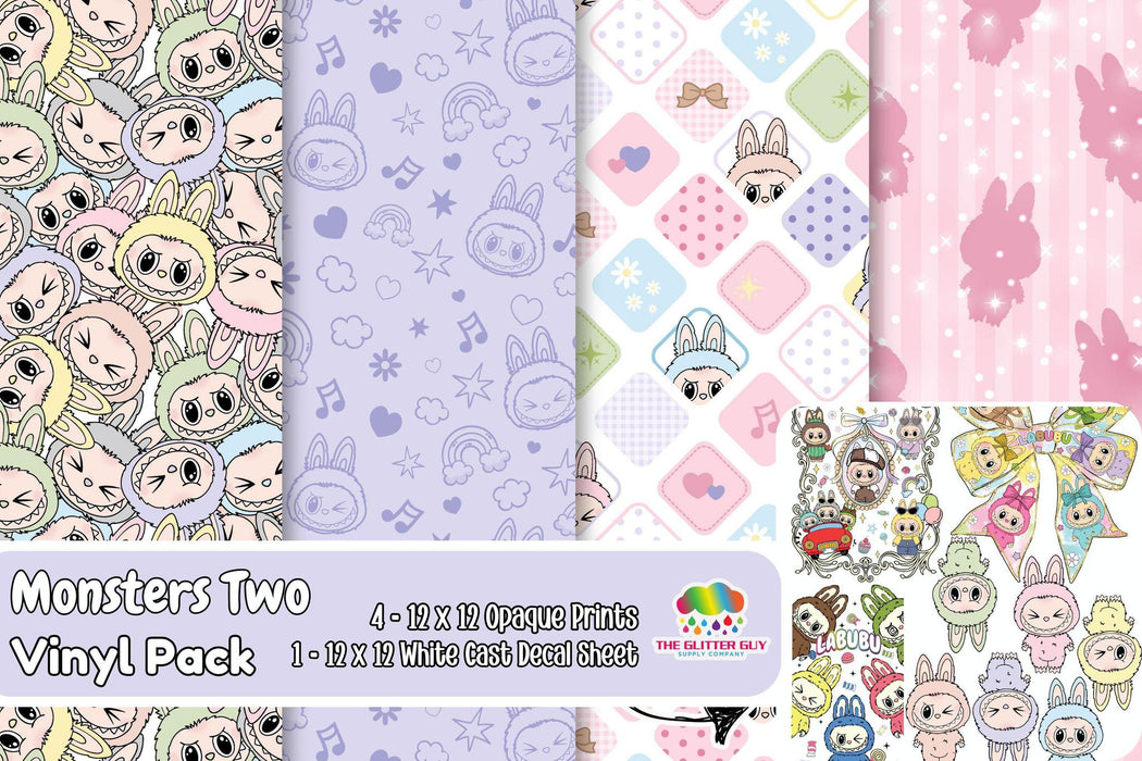 Printed Vinyl - Monsters Two | Printed Vinyl from The Glitter Guy