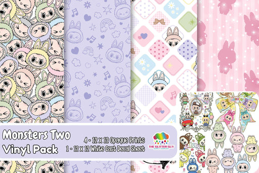 Printed Vinyl - Monsters Two | Printed Vinyl from The Glitter Guy