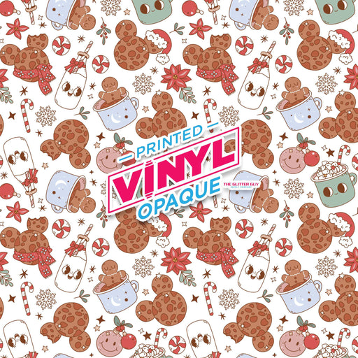 Printed Vinyl - Mouse Cookies & Milk | Printed Vinyl from The Glitter Guy