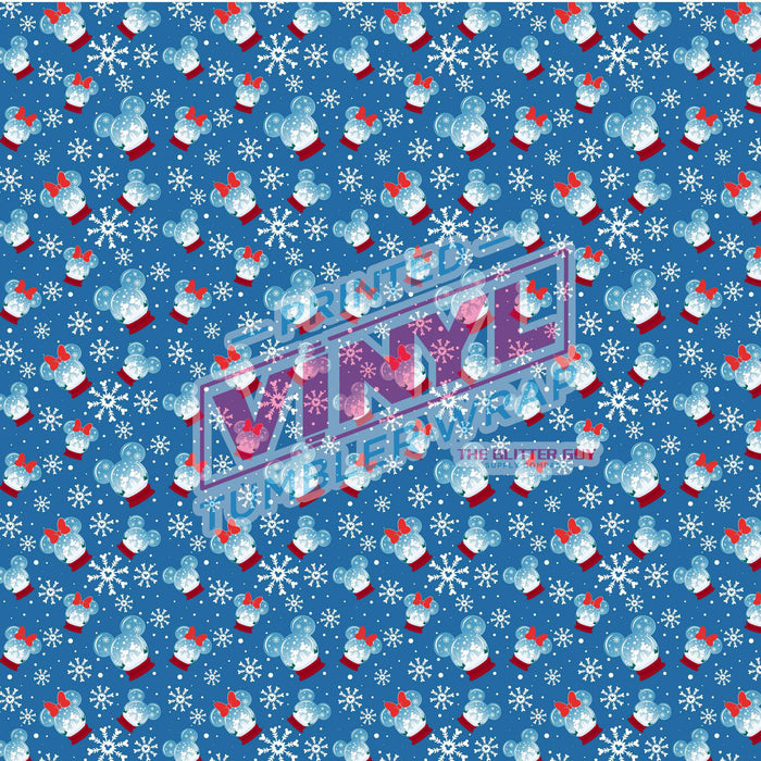 Printed Vinyl - Mouse Globes | Printed Vinyl from The Glitter Guy