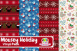 Printed Vinyl - Mousey Holiday | Printed Vinyl from The Glitter Guy