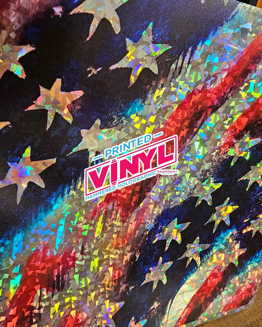 Printed Vinyl - Moving Flag | Printed Vinyl from The Glitter Guy