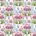 Printed Vinyl - Mushroom Garden | Printed Vinyl from The Glitter Guy