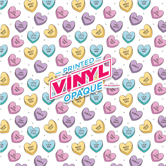 Printed Vinyl - Naughty Candy | Printed Vinyl from The Glitter Guy