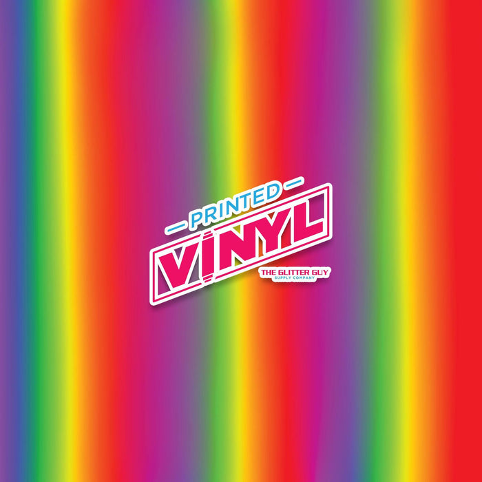 Printed Vinyl - Neon Ombre | Printed Vinyl from The Glitter Guy
