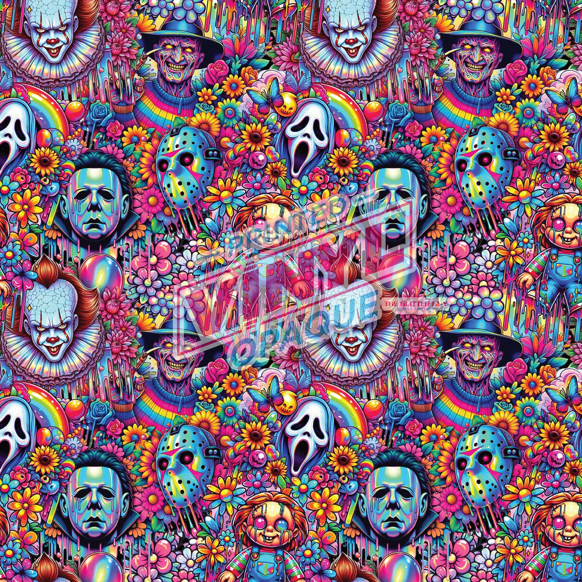 Printed Vinyl - Neon Slasher — The Glitter Guy